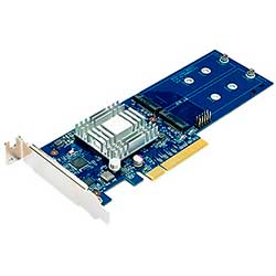 Placa PCIe gen2 x8 para 2 SSD M.2 SATA