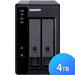 TR-002 4TB Qnap - Gabinete de expansão JBOD RAID USB-C