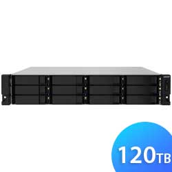 TS-1232PXU-RP 120TB Qnap - Storage NAS 12 baias SATA/SSD