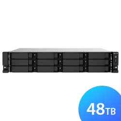 TS-1253DU-RP 48TB Qnap - Data Storage SATA p/ Backup e Archiving