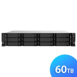 TS-1253DU-RP 60TB Qnap - Data Storage SATA p/ Backup e Archiving
