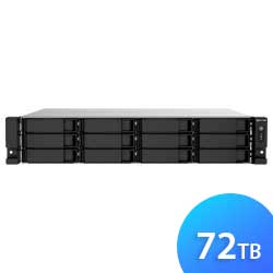 TS-1253DU-RP 72TB Qnap - Data Storage SATA p/ Backup e Archiving