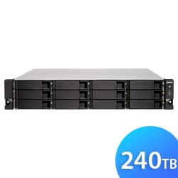 TS-1263XU-RP 240TB Qnap - Storage NAS 12 baias