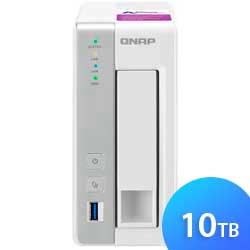 TS-131P 10TB Qnap - Servidor de Rede Local Externo Residencial