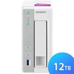 TS-131P 12TB Qnap - Servidor de Rede Local Externo Residencial