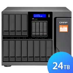 TS-1635AX 24TB Qnap - Storage NAS 12 baias SSD/SATA 