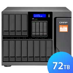 TS-1635AX 72TB Qnap - Storage NAS 12 baias SSD/SATA 