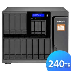 TS-1635AX 240TB Qnap - Storage NAS 12 baias SSD/SATA