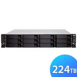 TS-1886XU-RP 224TB Qnap - Storage NAS 18 baias SATA/SSD, Tiering e Cache