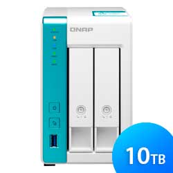 TS-231K 10TB Qnap - Storage NAS 2 Baias Doméstico SATA