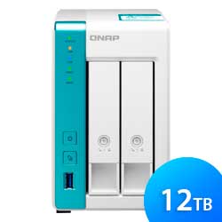 TS-231K 12TB Qnap - Storage NAS 2 Baias Doméstico SATA