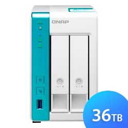 TS-231K 36TB Qnap - Storage NAS 2 Baias Doméstico SATA