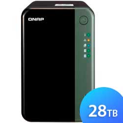 TS-253D 28TB Qnap - NAS e Media Server hot-swappable SATA