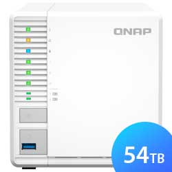 TS-364 54TB Qnap - NAS Server 3 Bay p/ HDD SDD Doméstico SATA