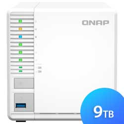 TS-364 9TB Qnap - NAS Server 3 Bay SATA Doméstico