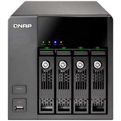 Qnap TS-410 - Storage NAS 4 baias HDD SATA hot-swappable