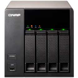 Qnap TS-412 - Storage NAS 4 baias HDD SATA hot-swappable