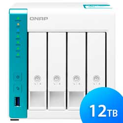 TS-431K 12TB Qnap - Storage 4 Baias SATA