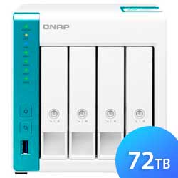 TS-431K 72TB Qnap - Storage 4 Baias SATA