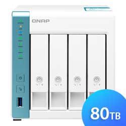 TS-431K 80TB Qnap - Storage 4 Baias SATA