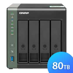 TS-431KX 80TB Qnap - Storage NAS 4 Baias SATA/SAS e porta 10GbE