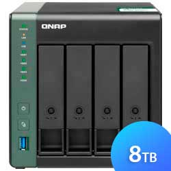 TS-431KX 8TB Qnap - Storage NAS 4 Baias SATA/SAS e porta 10GbE