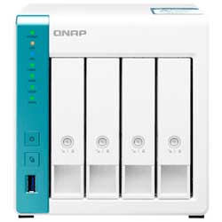 TS-431P3 Qnap - NAS 4 baias SATA até 72TB p/ HDD ou SSD SATA