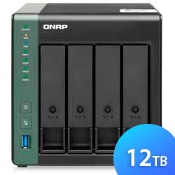 TS-431X3 72TB Qnap - NAS Storage p/ HDs ou SSD Hot Swappable SATA