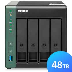 TS-431X3 48TB Qnap - NAS Storage p/ HDs ou SSD SATA