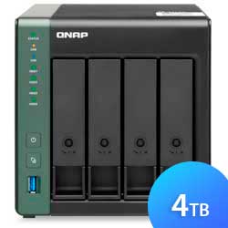 TS-431X3 4TB Qnap - NAS Storage p/ HDs ou SSD SATA