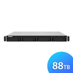 TS-432PXU 88TB Qnap - Rackmount NAS 1U 4 baias SATA