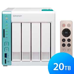 TS-451A 20TB Qnap - Servidor NAS 4 baias Desktop SATA