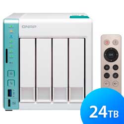 TS-451A 24TB Qnap - Servidor NAS 4 baias Desktop SATA