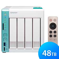 TS-451A 48TB Qnap - Servidor NAS 4 baias Desktop SATA