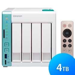 TS-451A 4TB Qnap - Servidor NAS 4 baias Desktop SATA