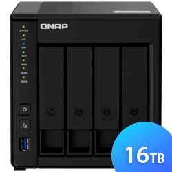 TS-451D2 16TB Qnap - Storage NAS 4 baias p/ hard disks SATA