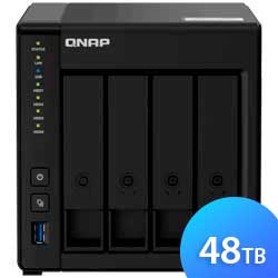 TS-451D2 48TB Qnap - Storage NAS para 4 discos SATA 
