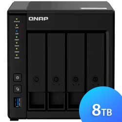 TS-451D2 8TB Qnap - Storage NAS para 4 discos SATA 