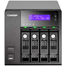 Qnap TS-459-PRO+ - Turbo NAS Storage NAS p/  4 Hard Drives SATA