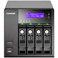 Qnap TS-459-PRO+ - Turbo NAS Storage NAS p/ 4 Hard Drives SATA