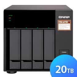 TS-473 20TB Qnap - Storage NAS 4 baias p/ HDs SATA