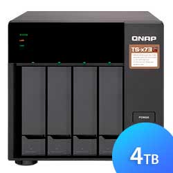 TS-473 4TB Qnap - Storage NAS 4 baias p/ HDs SATA