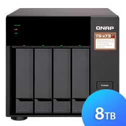 TS-473 8TB Qnap - Storage NAS 4 baias p/ HDs SATA