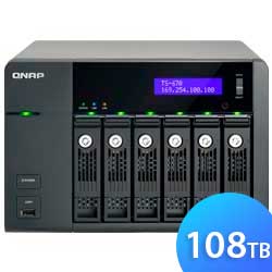 TS-670 108TB Qnap - Storage NAS 6 baias SATA