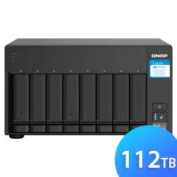 TS-832PX 112TB Qnap - NAS 8 Baias SATA/SSD 10GbE