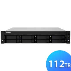 TS-832PXU 112TB Qnap - Storage NAS 8 Baias Rackmount SATA/SSD