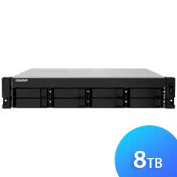 TS-832PXU 8TB Qnap - Storage NAS 8 Baias Rackmount SATA/SSD