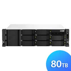 TS-864eU 80TB Qnap - NAS 8 Bay Rackmount SATA