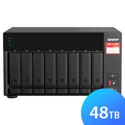 TS-873A 48TB Qnap - Storage NAS 8 baias SATA/SSD