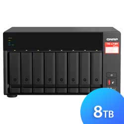 TS-873A 8TB Qnap - Storage NAS 8 baias SATA/SSD